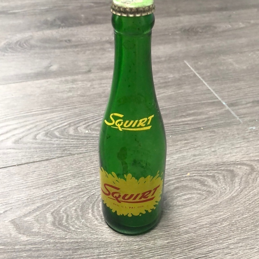Vintage Squirt Soda Bottle